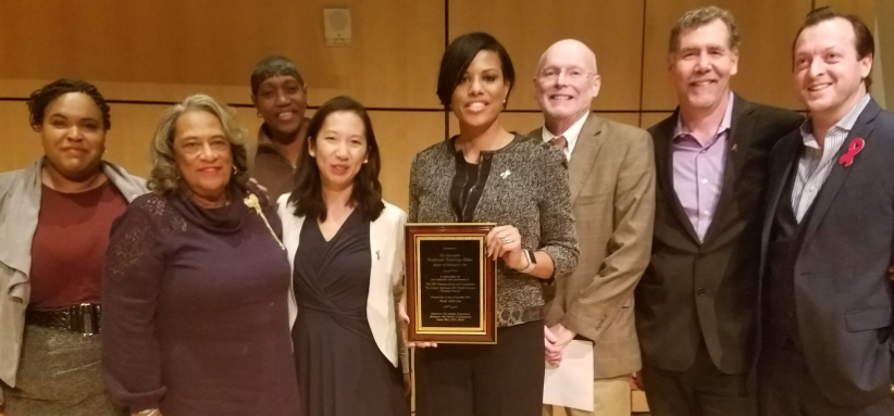 Baltimore World Aids Day A Celebration of Life Dr. Wen presents Mayor Stephanie Rawlings-Blake with award
